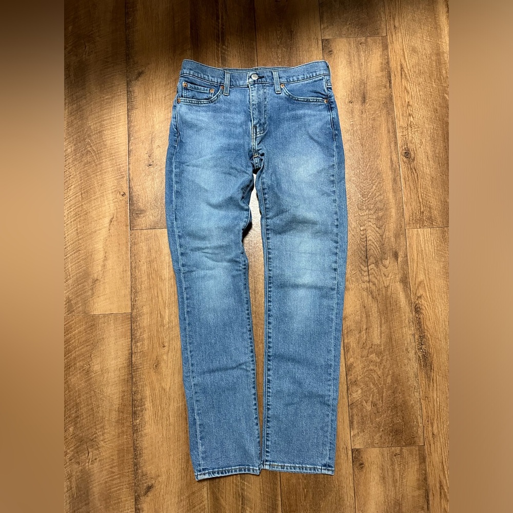 Big E Levi's 511 blue jeans - classic straight leg style #indie 29x32